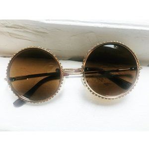 1960s hippie flower power sunglasses